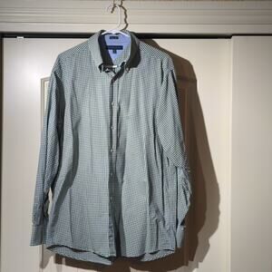 Tommy Hilfiger Regular Fit Green Heritage Oxford Button Down Shirt 16-34/35